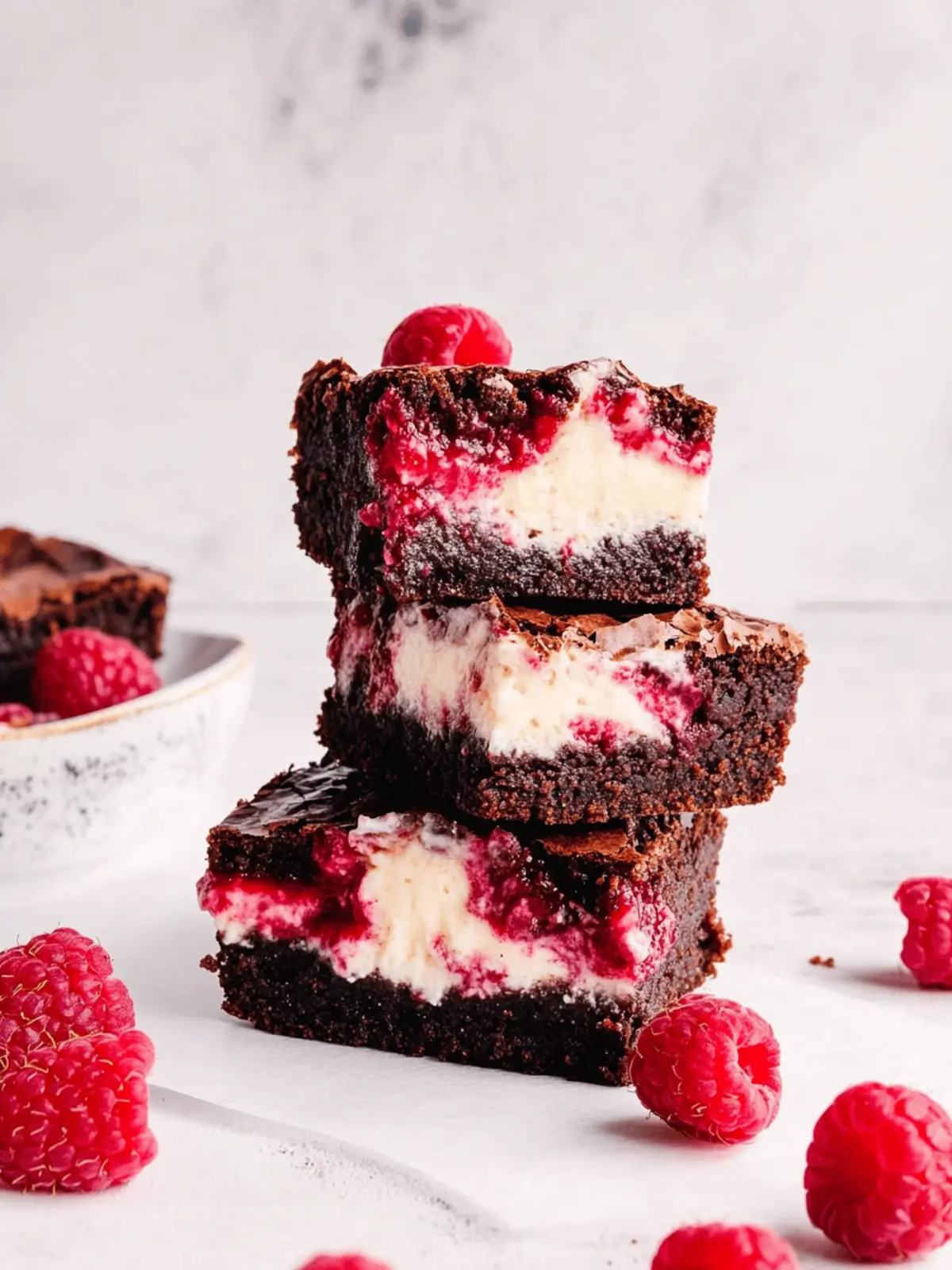 Raspberry Cheesecake Brownies