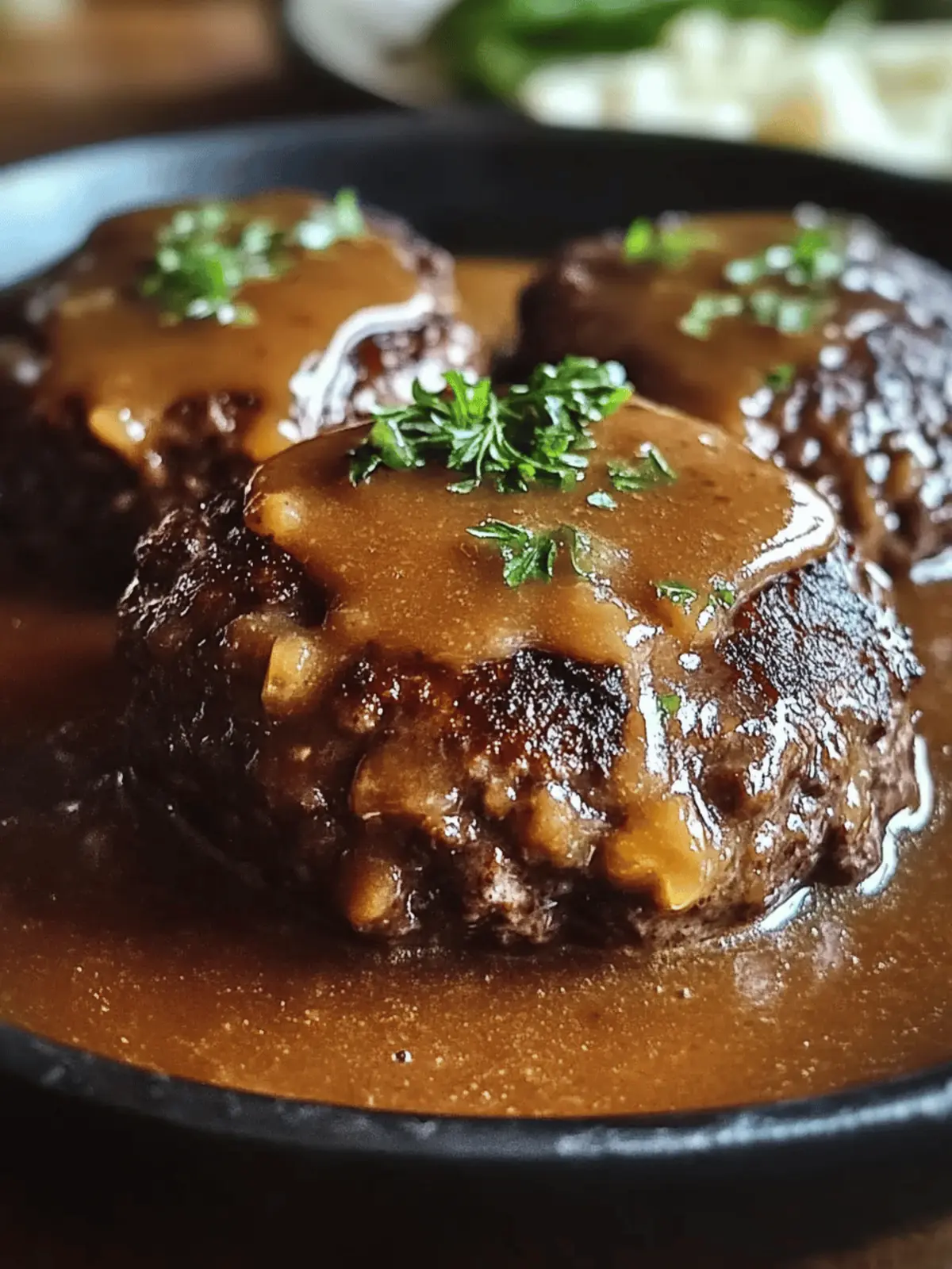 Hamburger Steak With Gravy