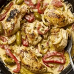 One-Pan Creamy Pepperoncini Chicken