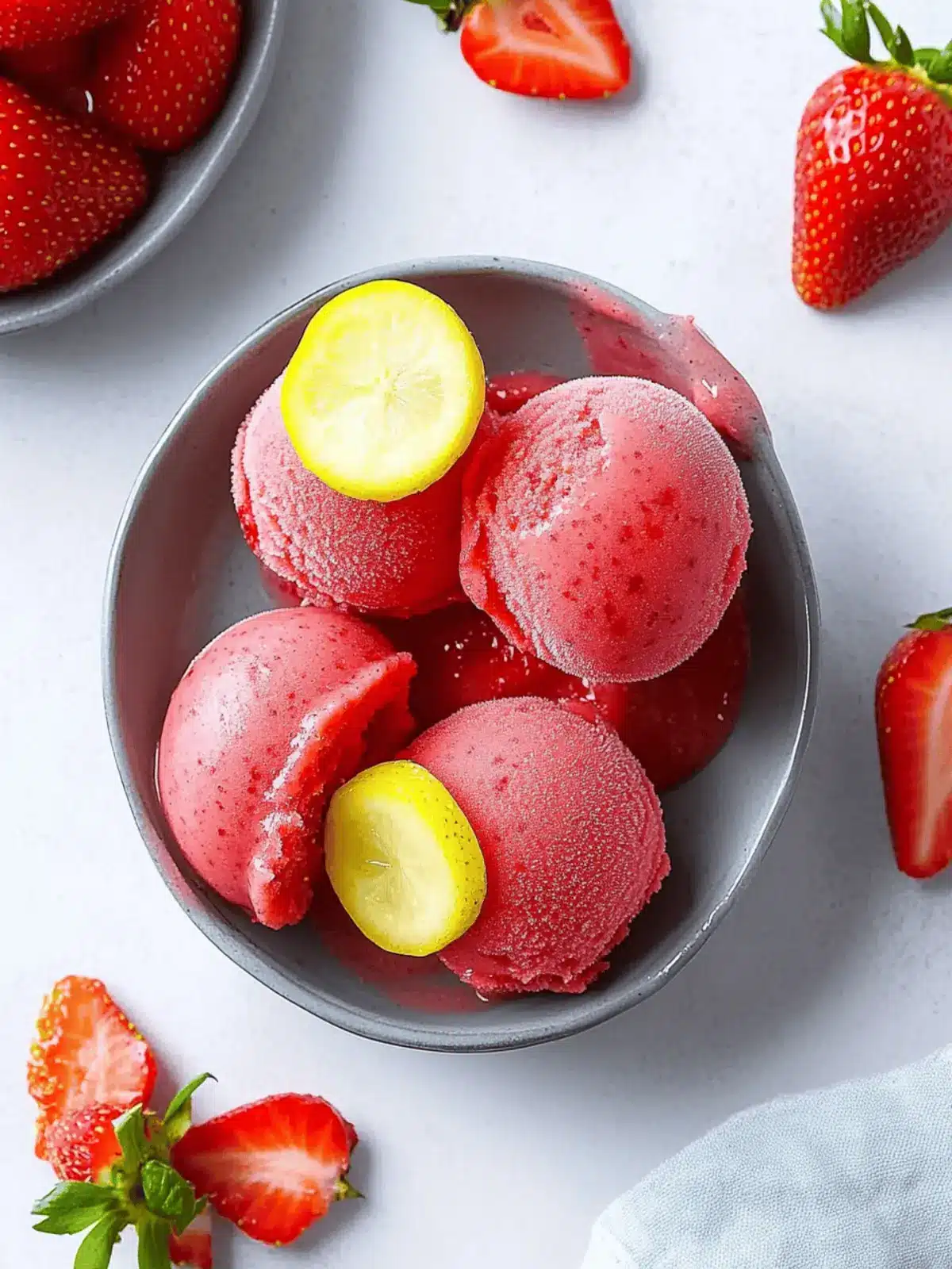 Strawberry Sorbet