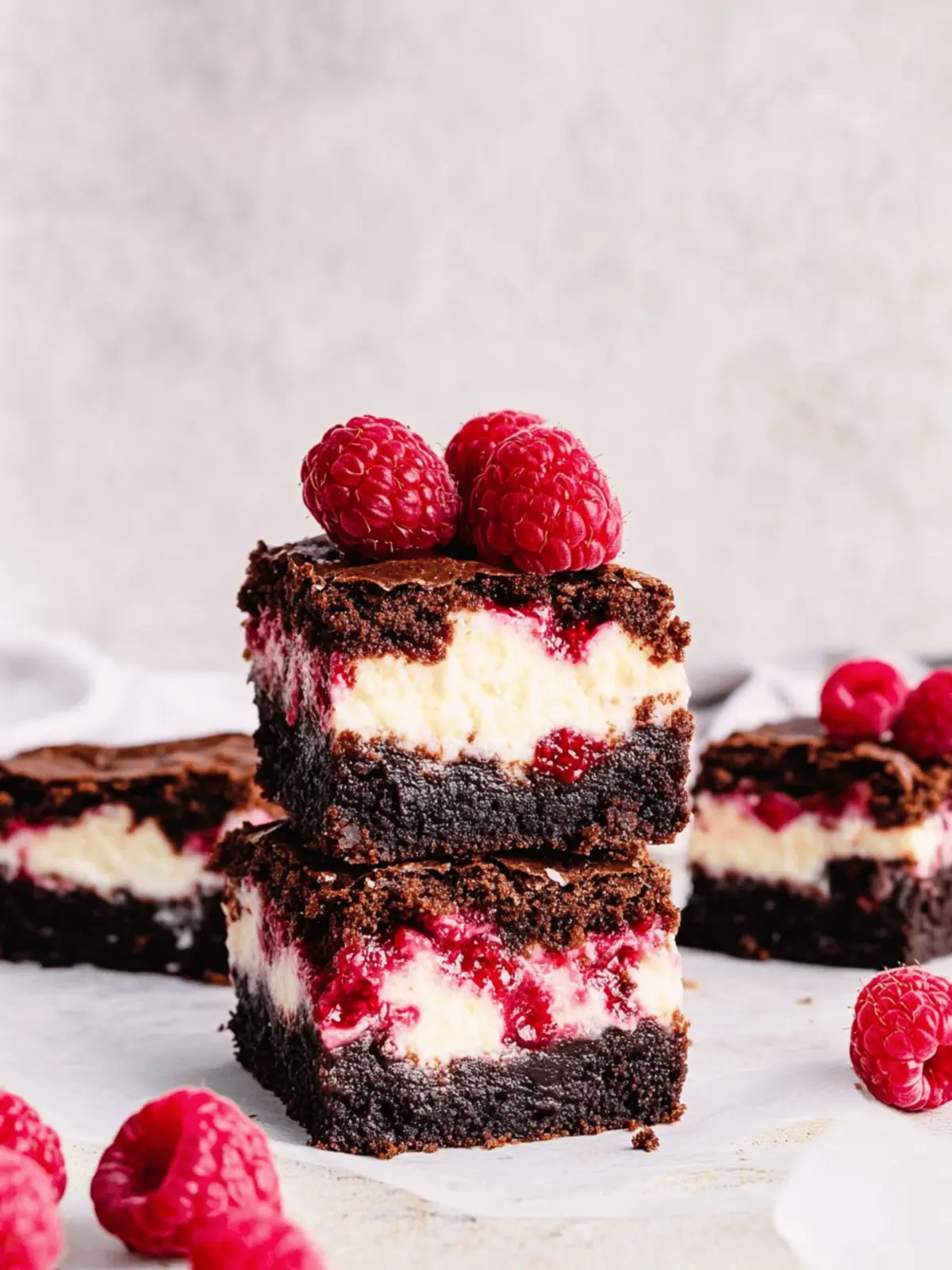 Raspberry Cheesecake Brownies