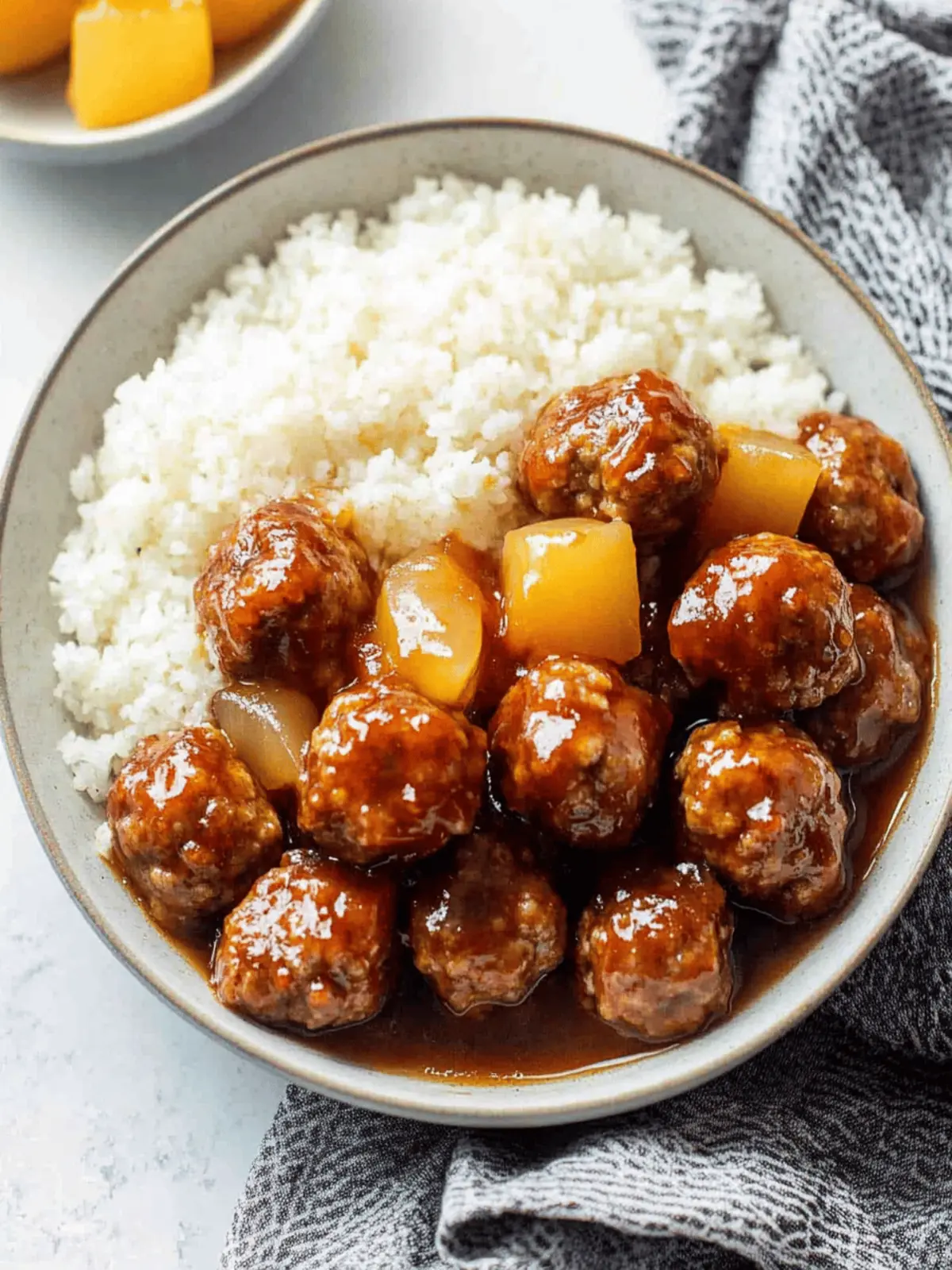 Slow Cooker Sweet and Sour Meatballs