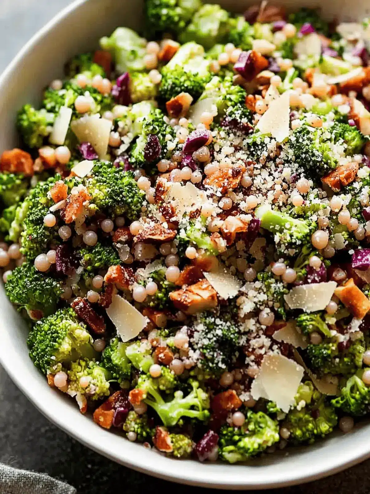Broccoli Pearl Crunch Salad
