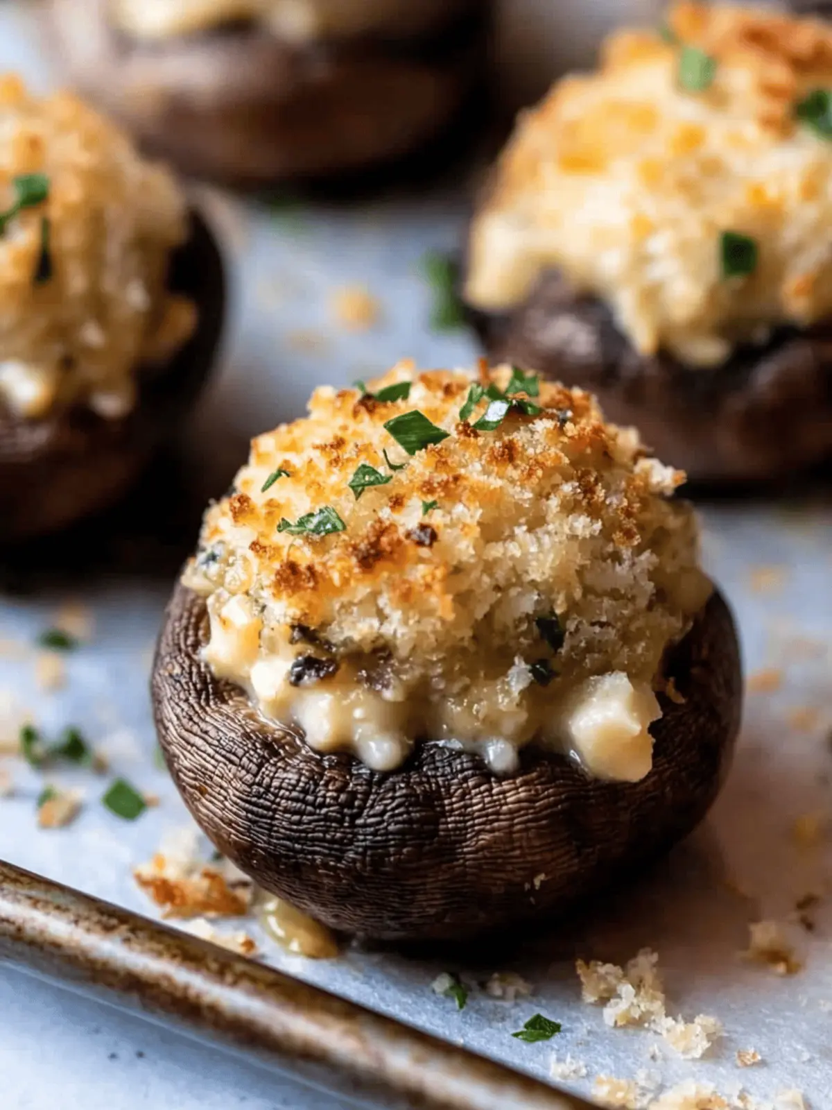 Boursin Stuffed Mushrooms
