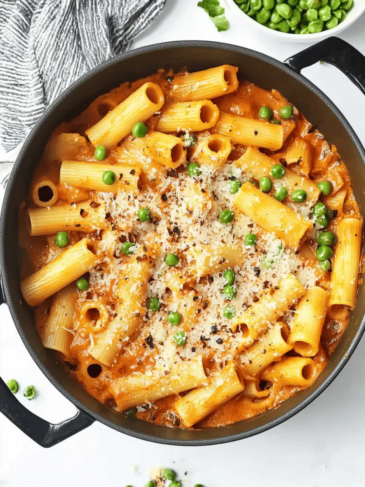 One Pot Spicy Rigatoni