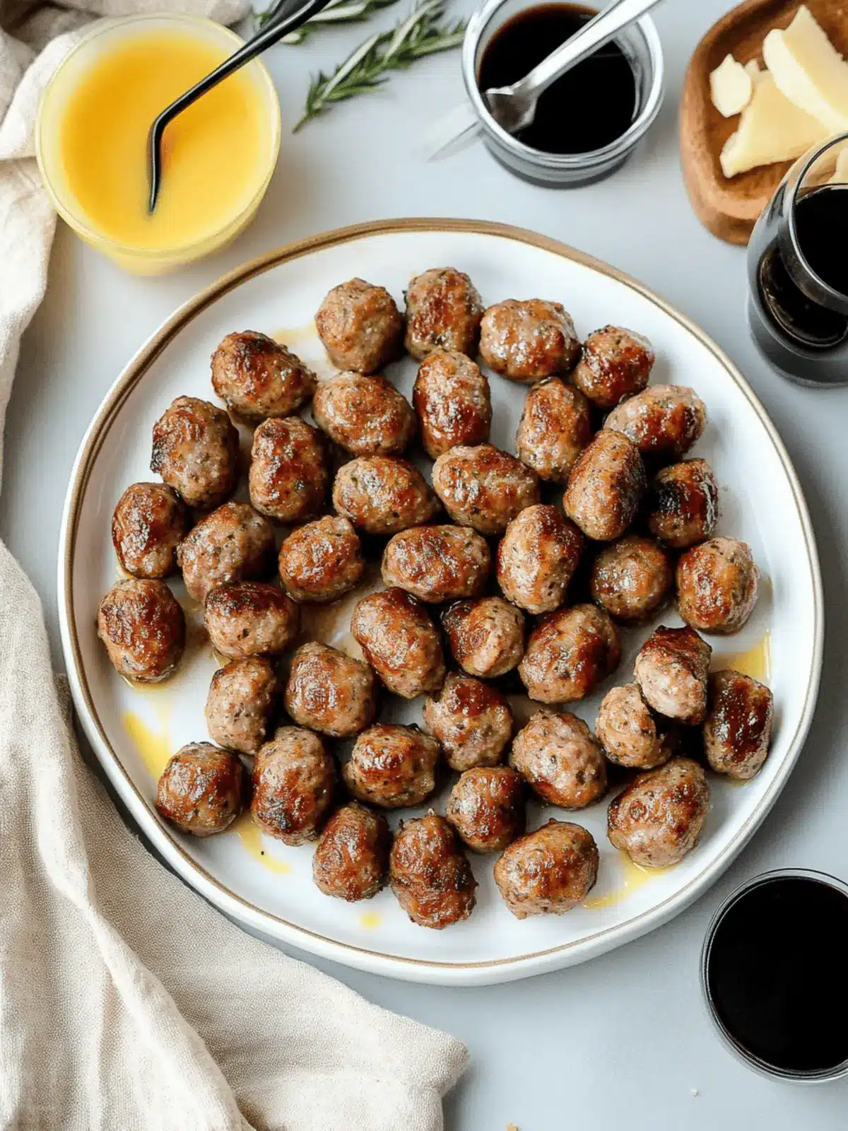 Chardonnay Italian Sausage Bites
