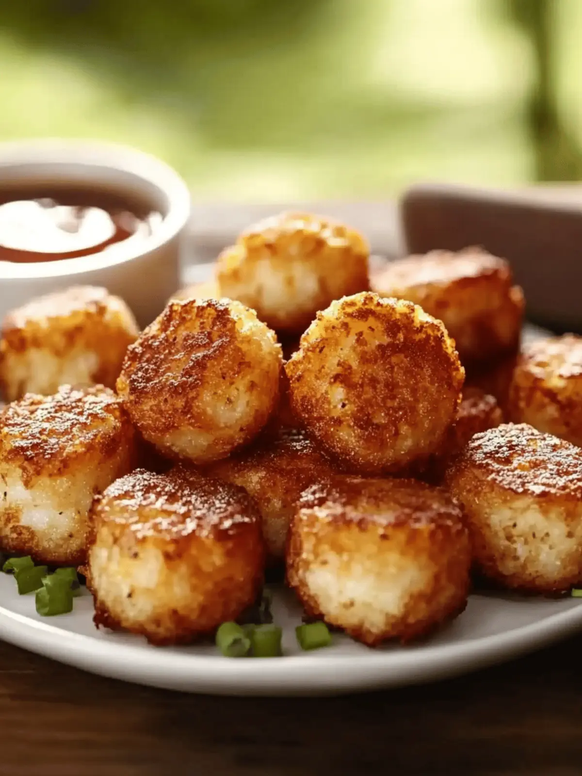 Crispy Hashbrown Sausage Bites