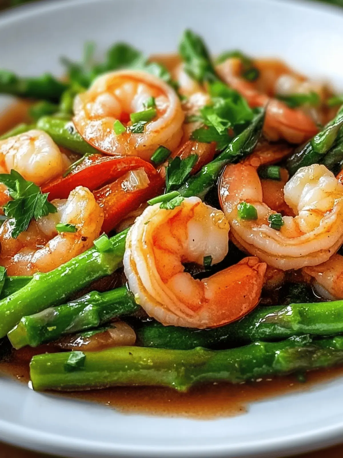 Easy, Healthy Shrimp and Asparagus Stir Fry
