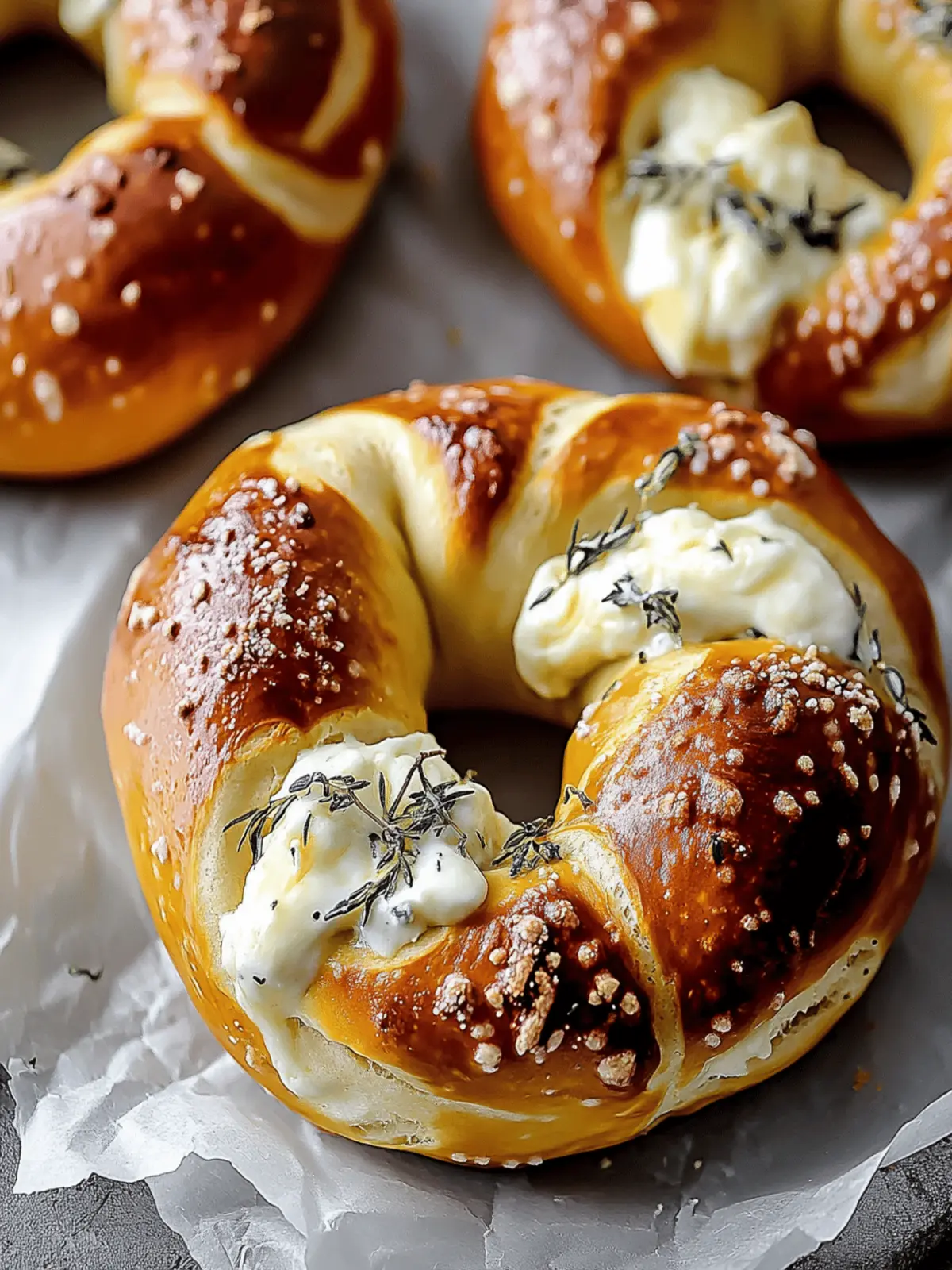 Mozzarella Stuffed Soft Pretzels