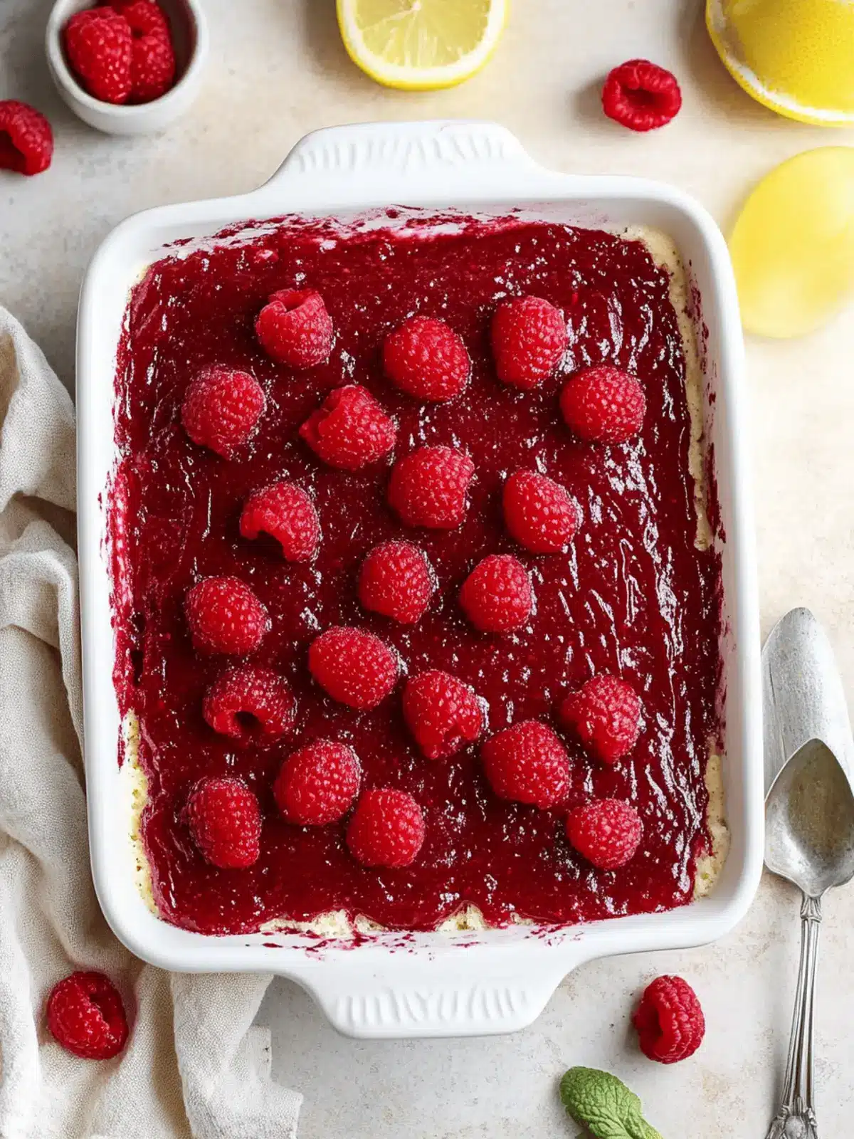 Fresh Raspberry Tiramisu